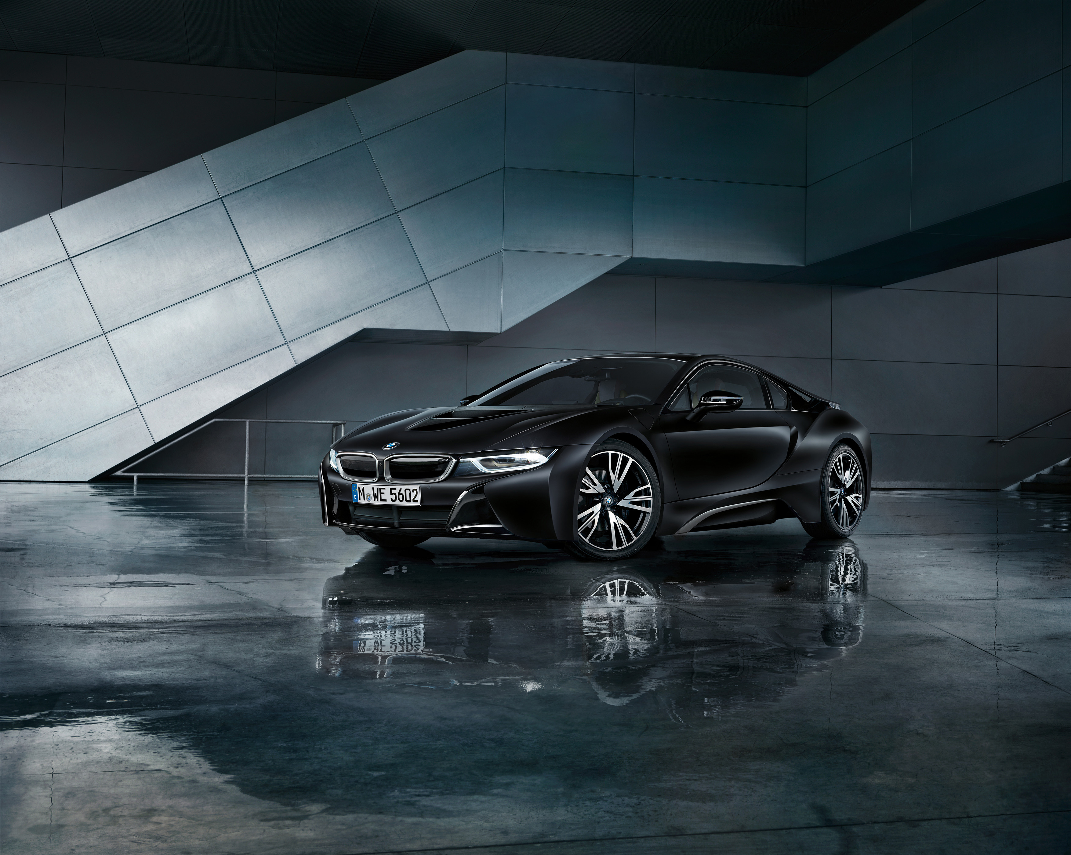 Bmw I8 Black Wallpaper HD Cars 4k