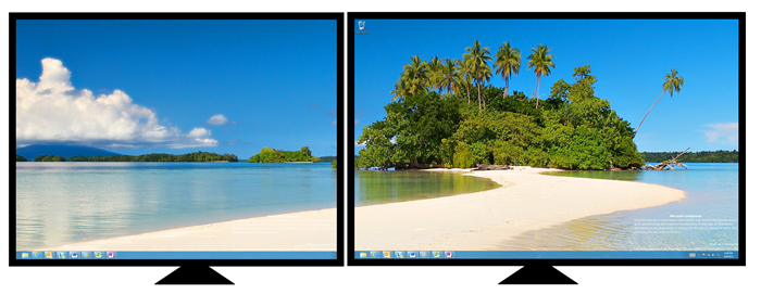 Span Wallpaper Across Two Monitors Windows 7