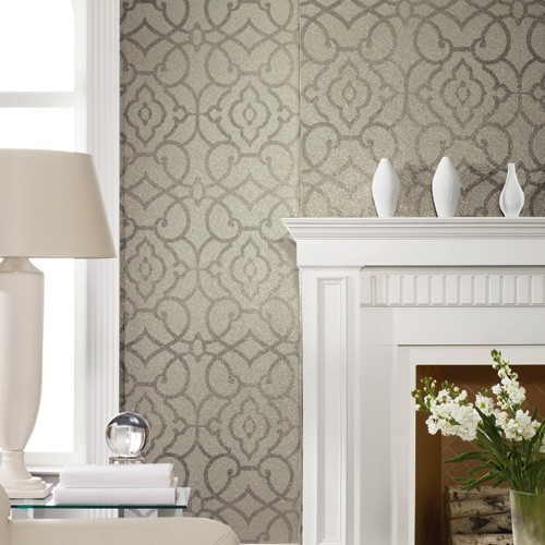 York Wallcoverings Candice Olson Shimmering Details Grillwork Mica