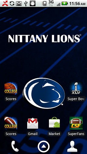 Officially Licensed Penn State Nittany Lions Live Wallpaper With