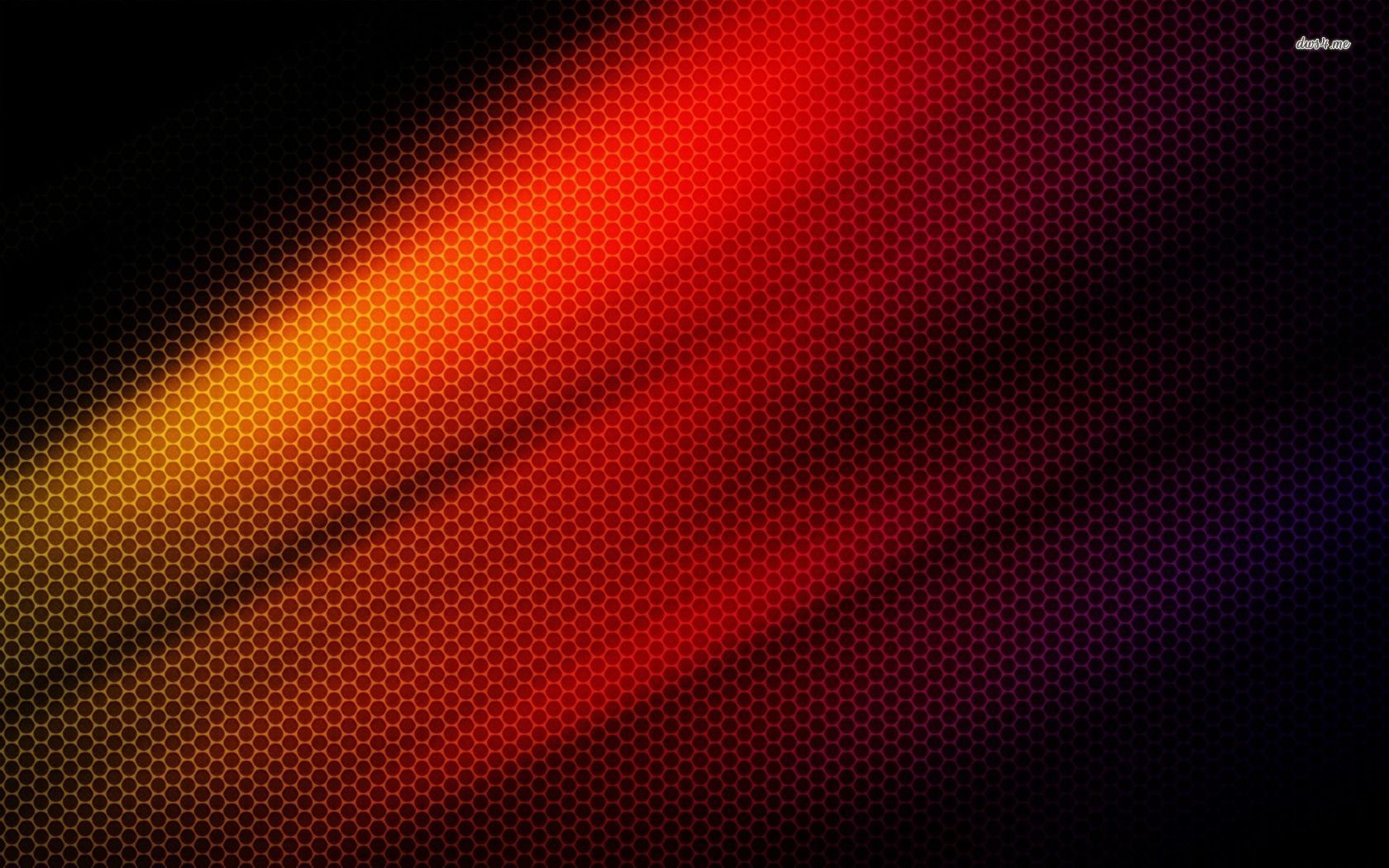 Red Lines Over Honeyb Pattern Wallpaper Abstract