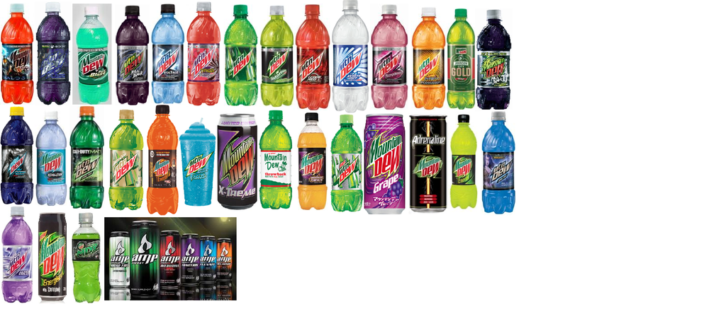 Moutain Dew Flavors by af5ws