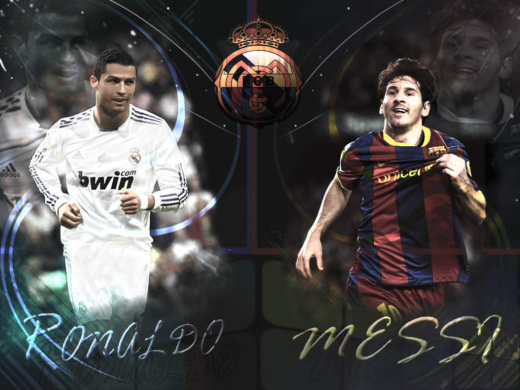 Lionel Messi Vs Ronaldo HD Wallpaper Background