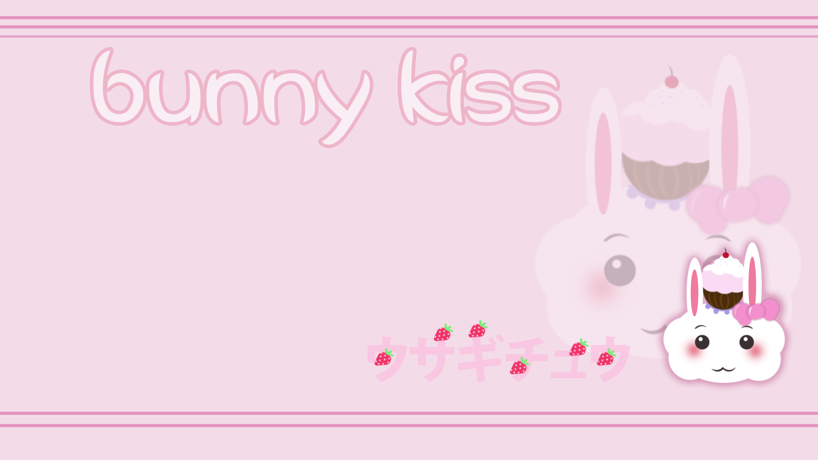 Bunny Kiss Kawaii Wallpaper By Bunnykisskawaii