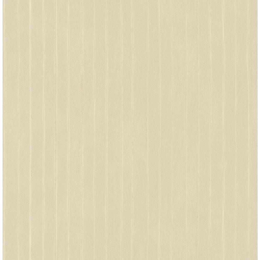 Seabrook Designs Crenshaw Gray And Off White Striped Wallpaper