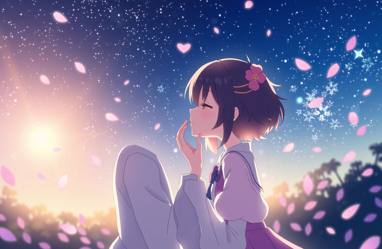Anime Kiss Wallpaper