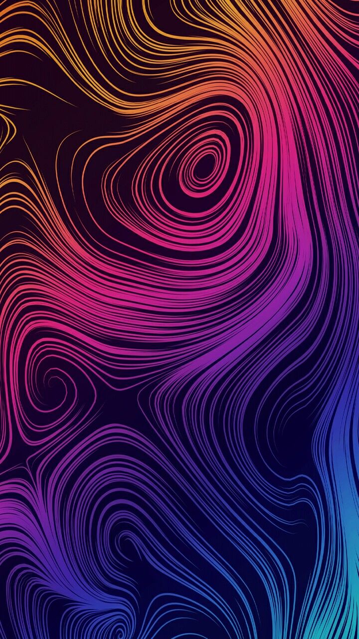 Colourful Fluid ink wallpaper processing 2d artwork Graphic