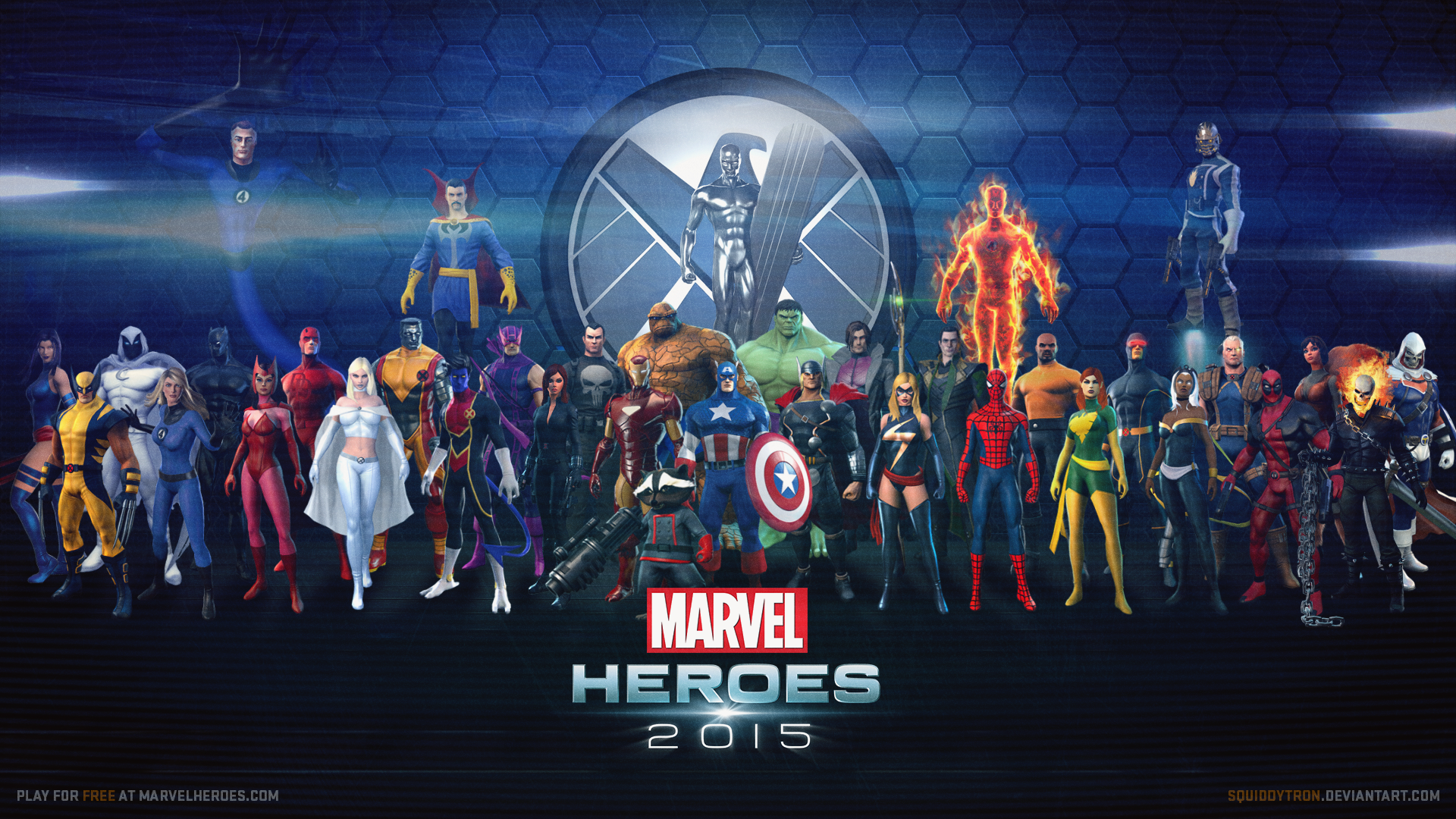 Marvel Heroes Wallpaper UPDATED w STAR LORD   Marvel Heroes 2016