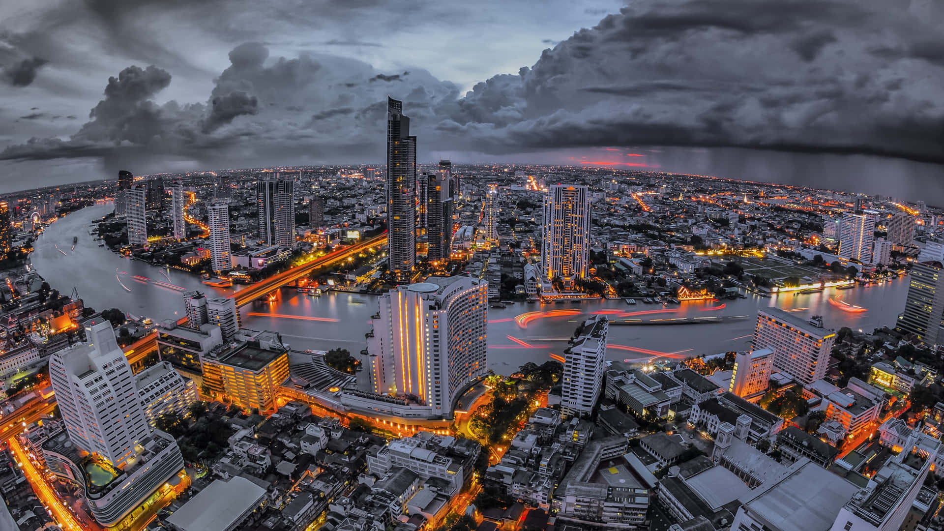 An Idyllic City Skyline For Your Desktop Wallpaper