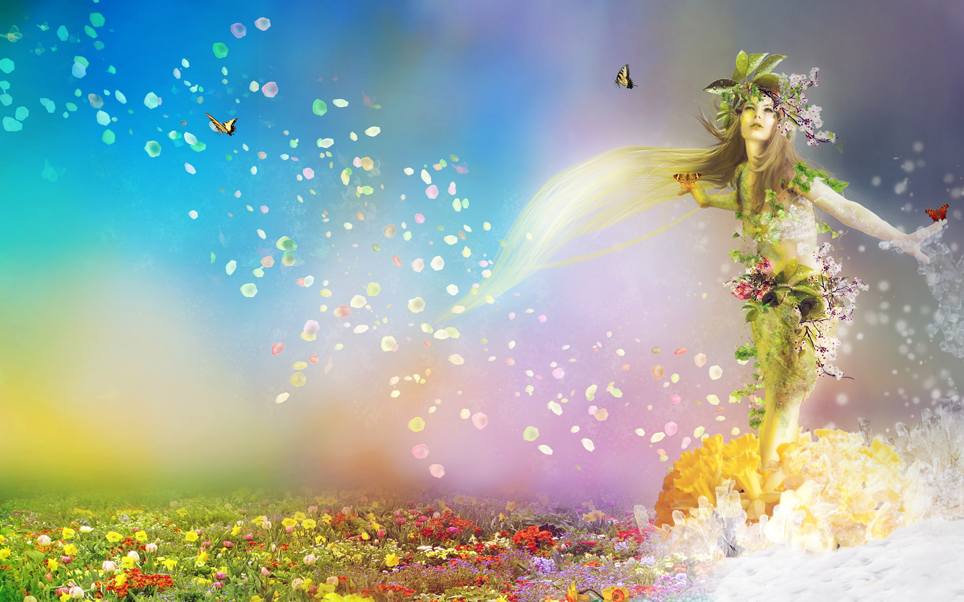 Goddess Spring Wallpaper And Image Pictures Photos