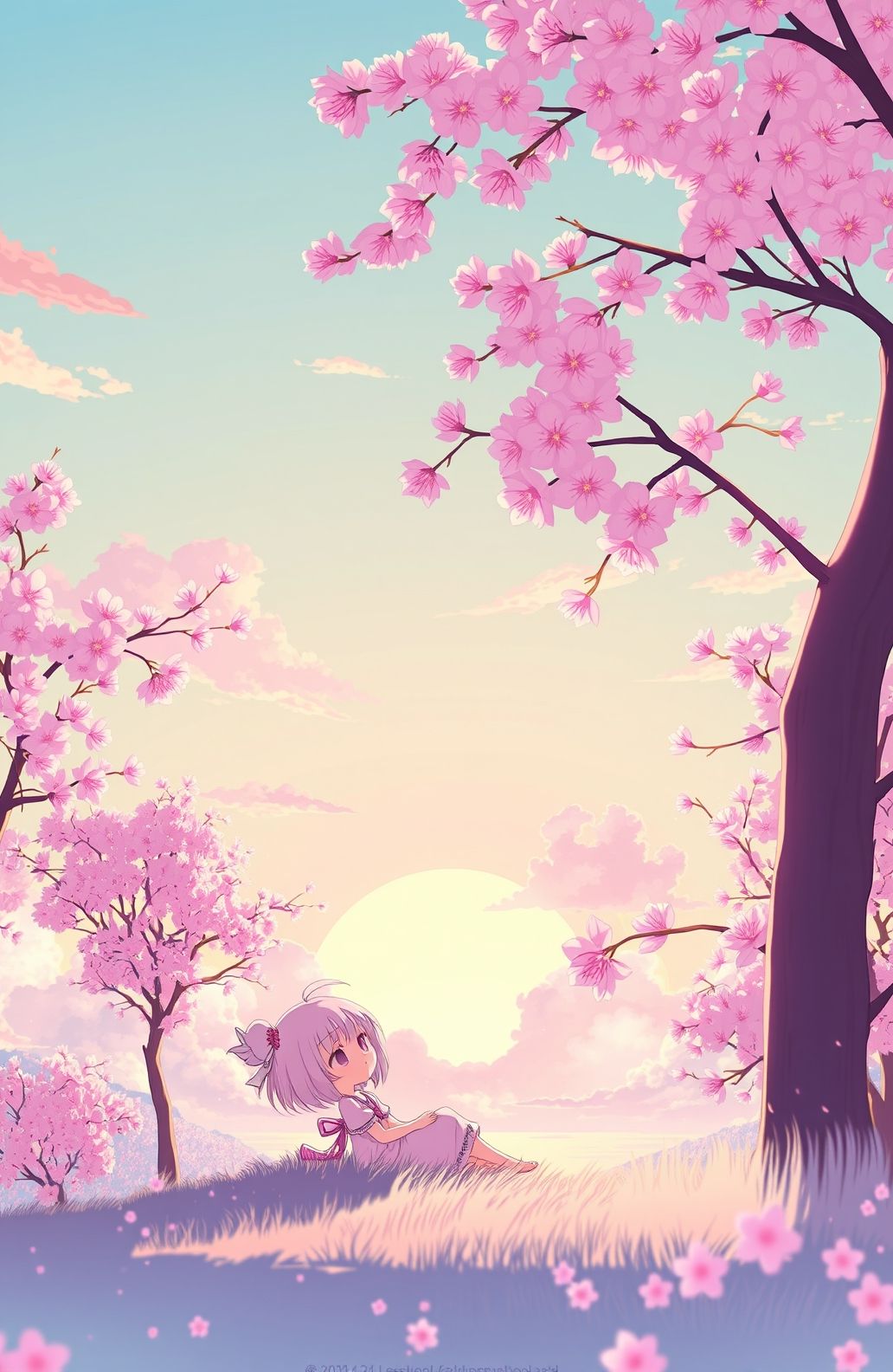 Pink Anime Wallpaper