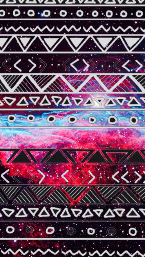 Group Of Aztec Galaxy Background We Heart It