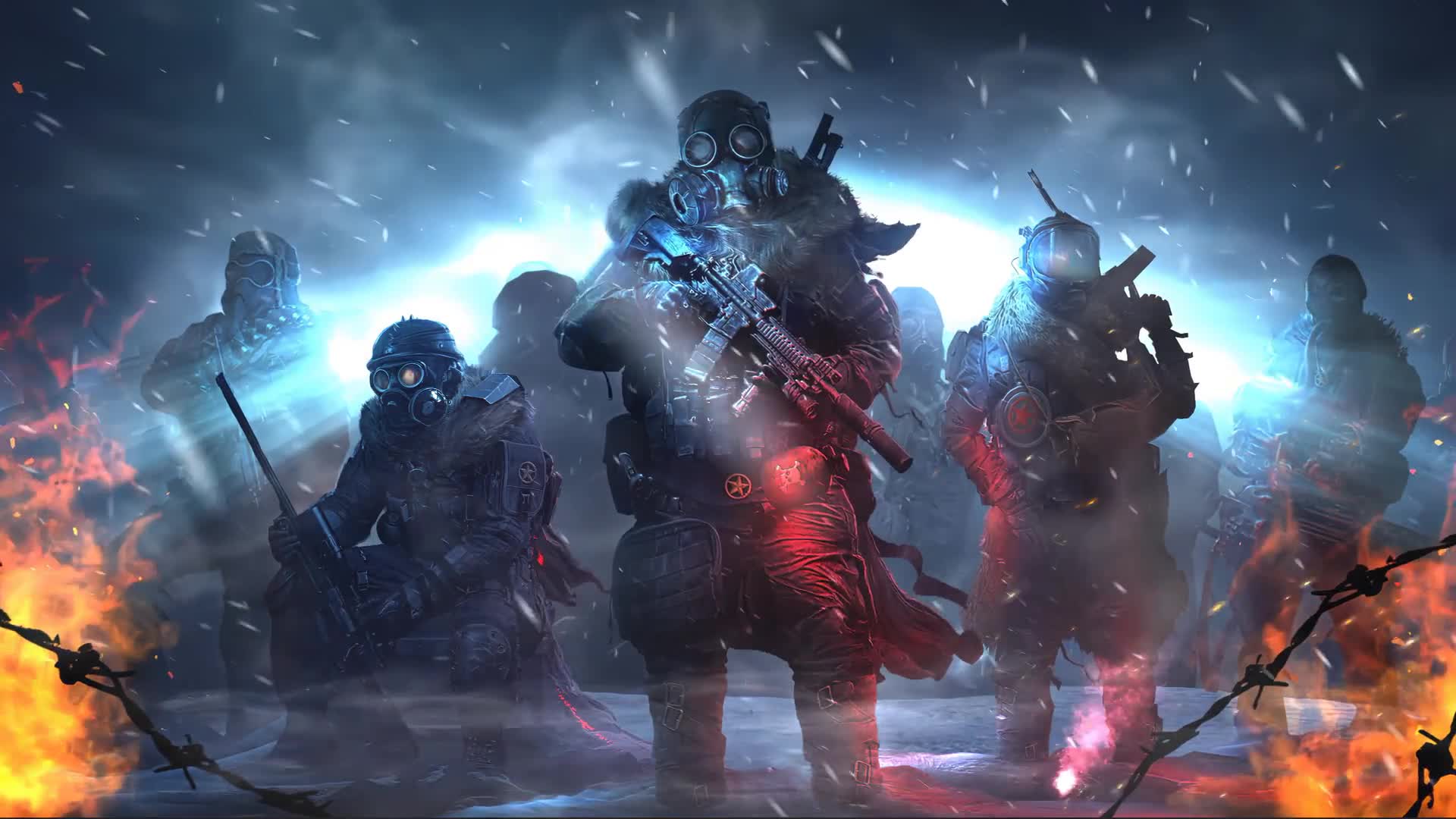Wasteland Post Apocalyptic Soldiers Fantasy World Wallpaper