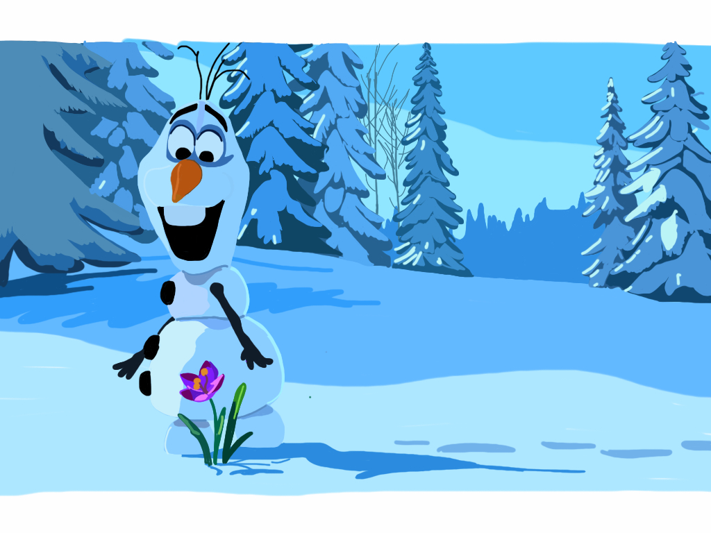 Disney Frozen Wallpaper Olaf From Disn