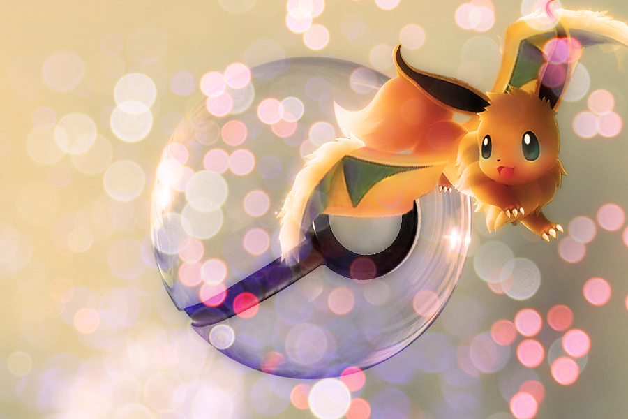 Dragon Type Eevee Pokeball By Wazzy88