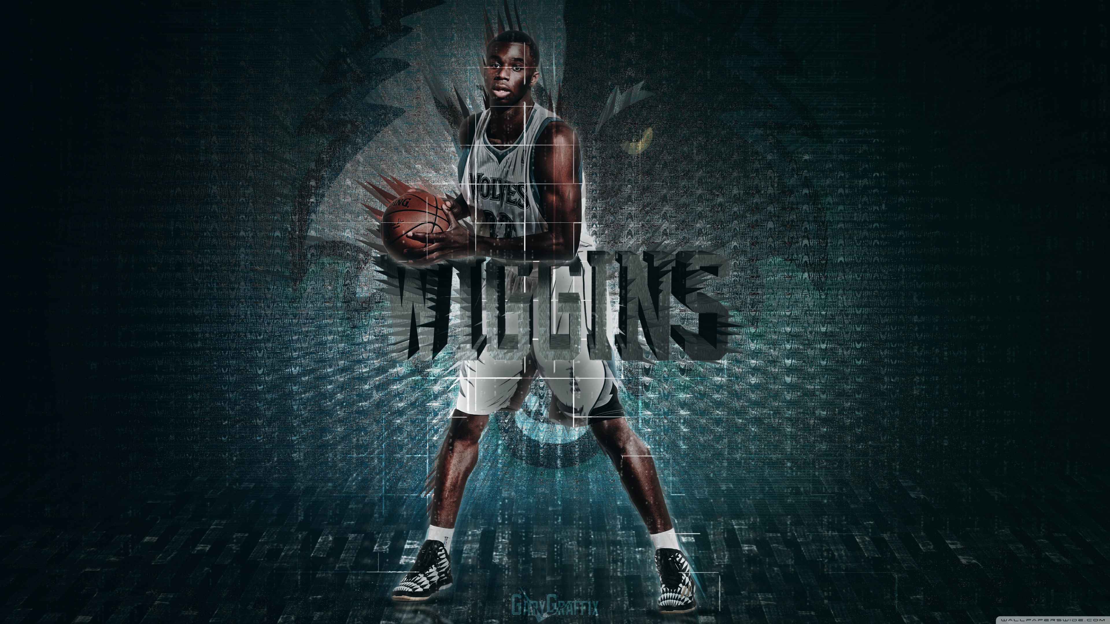Andrew Wiggins Timberwolves 4k HD Desktop Wallpaper For