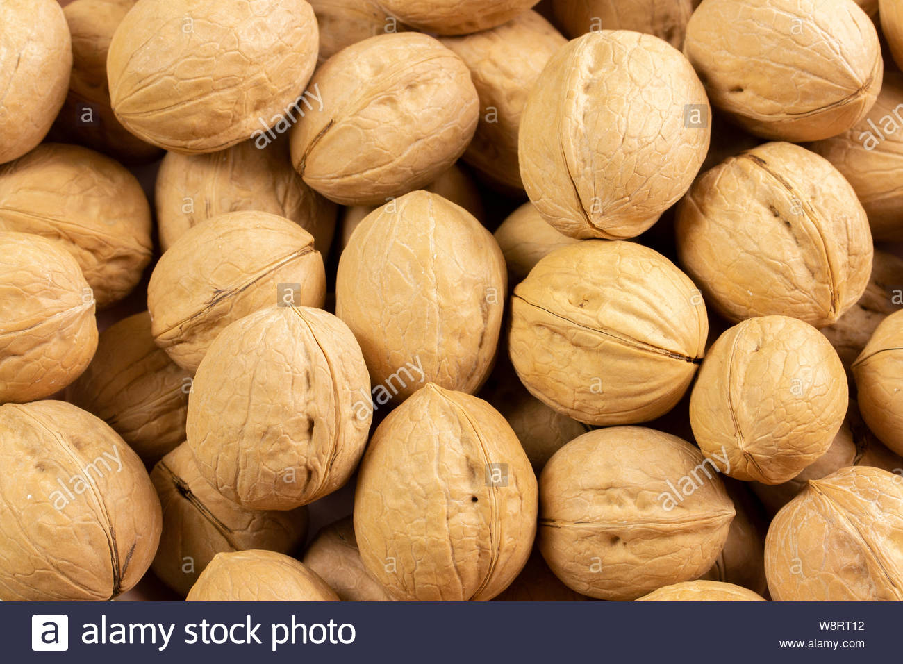 Pile Of Walnuts In Shell Background Wallpaper Close Up Nuts