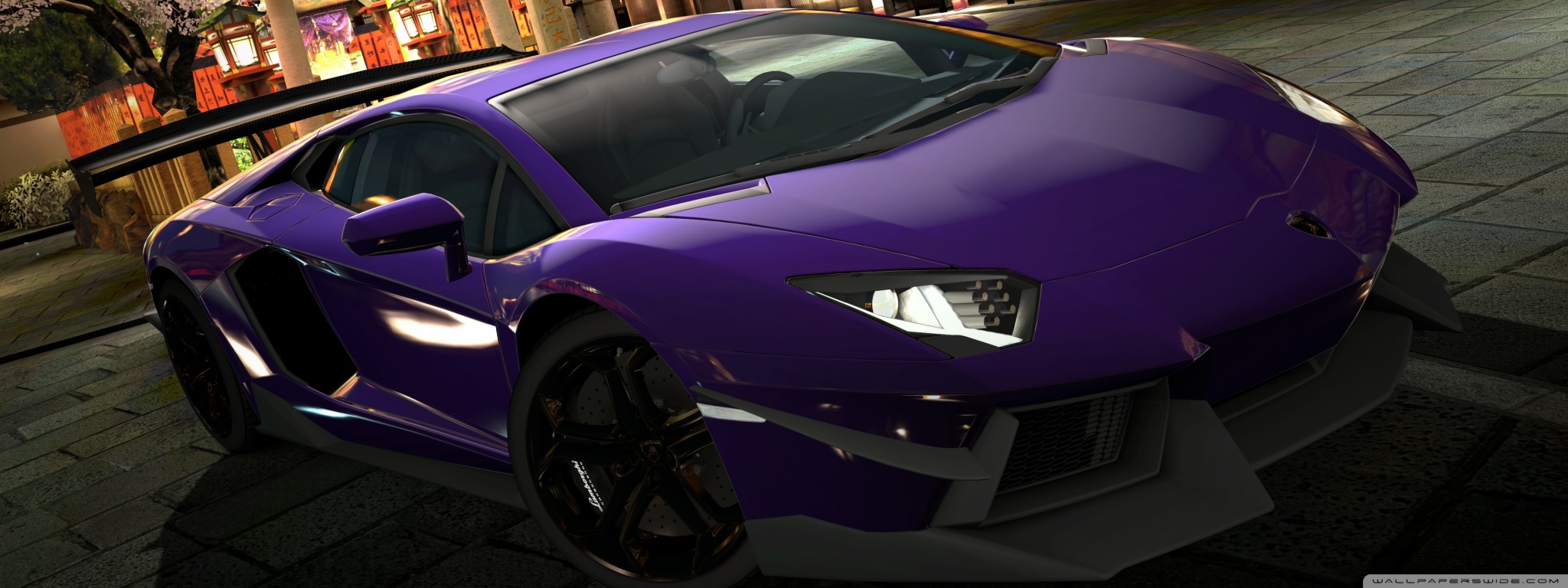 Lamborghini Aventador Lp700 Purple 4k HD Desktop Wallpaper