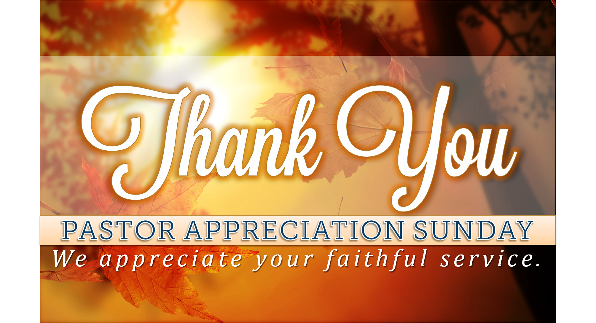 Slide For Pastor Appreciation Sunday Month