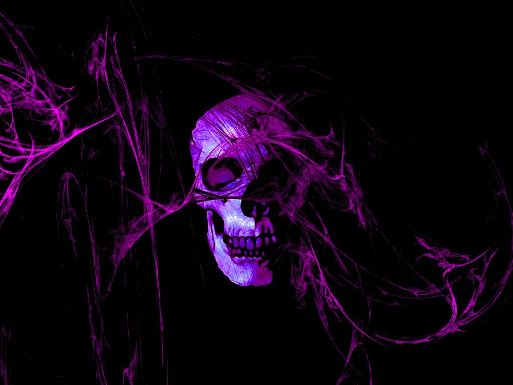 Gallery For Gt Purple Skull Wallpaper