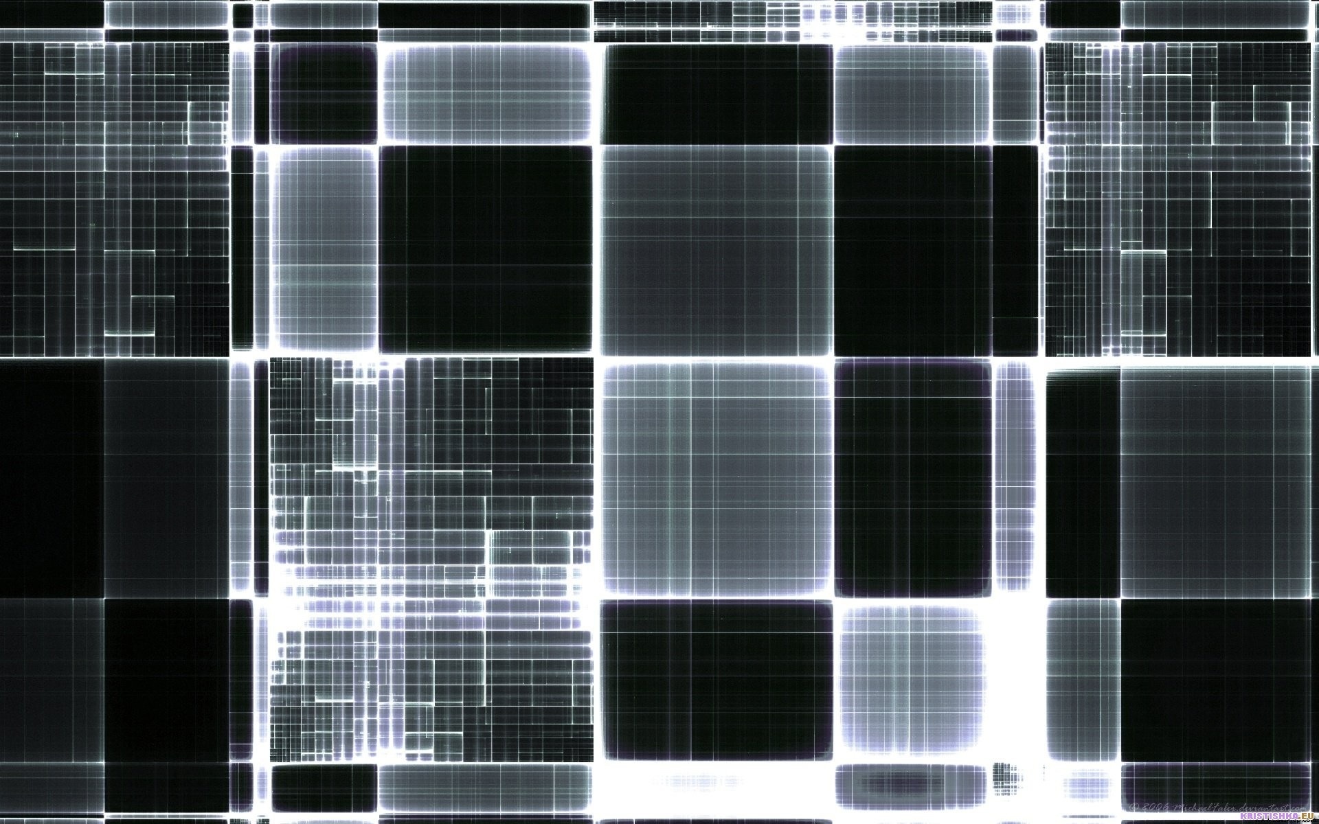 And White Grid Abstract Wallpaper Resolution