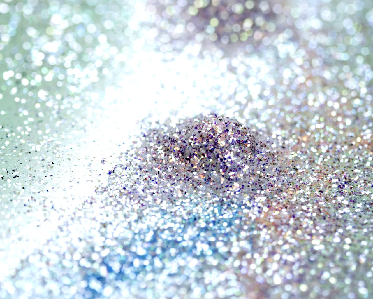 Silver Glitter Stars Wallpaper