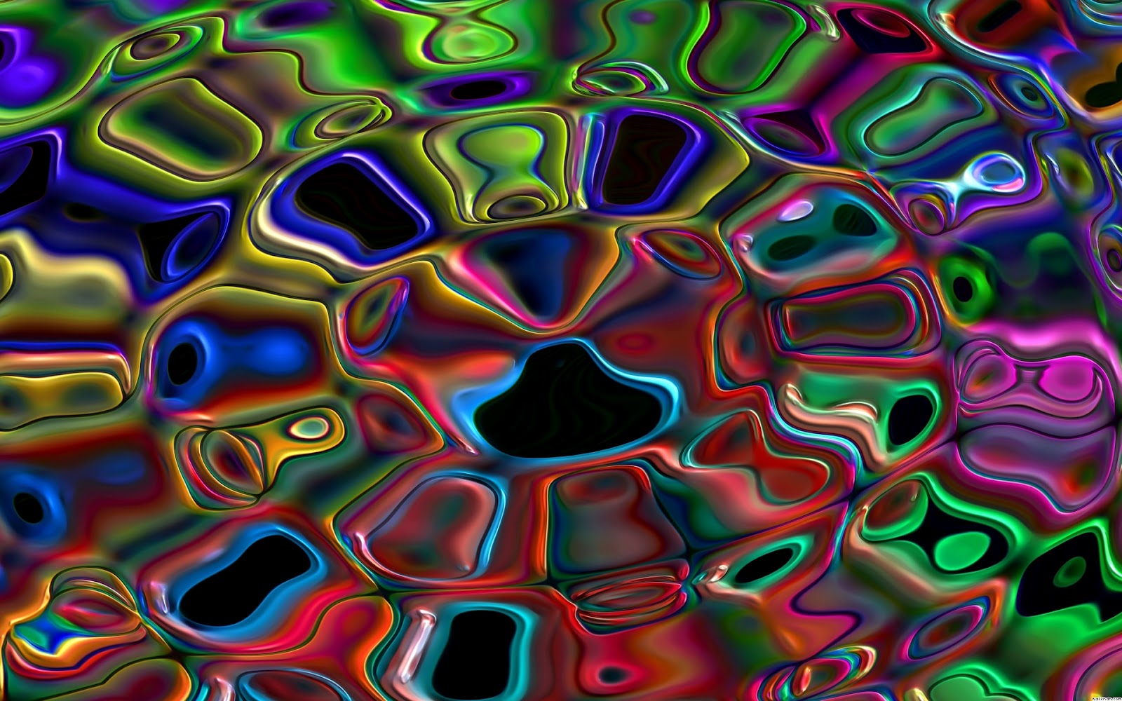 Digital Art Abstract Trippy Psychedelic Wallpaper