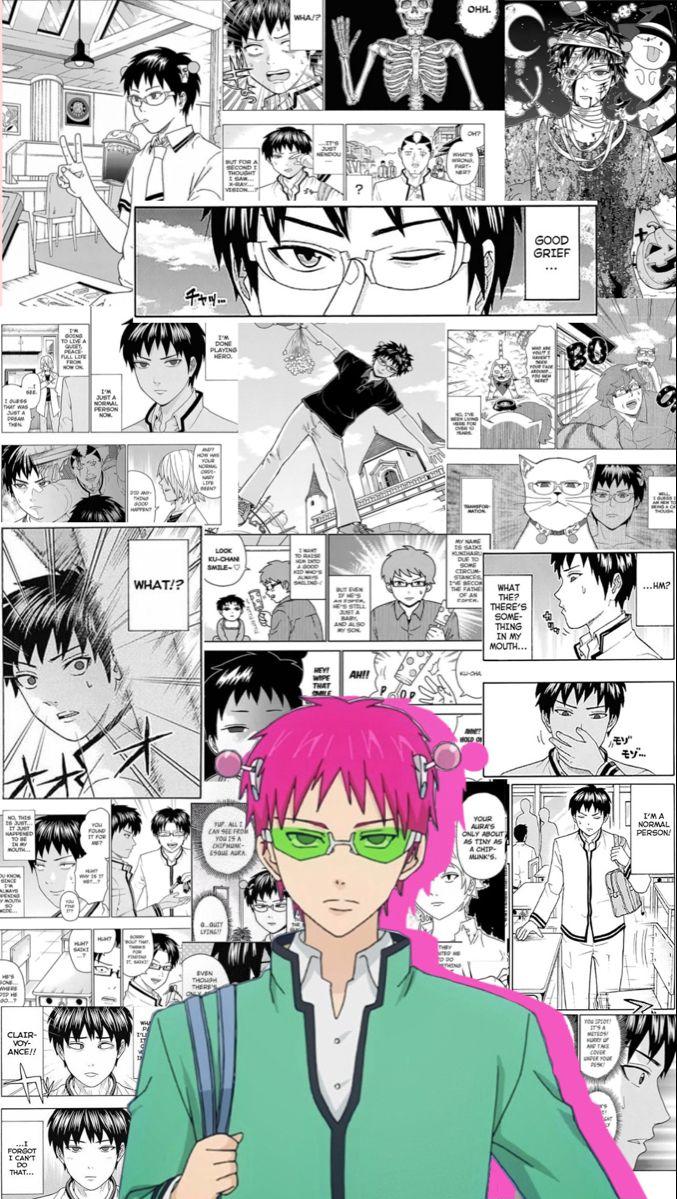 Saiki K Wallpaper Anime iPhone