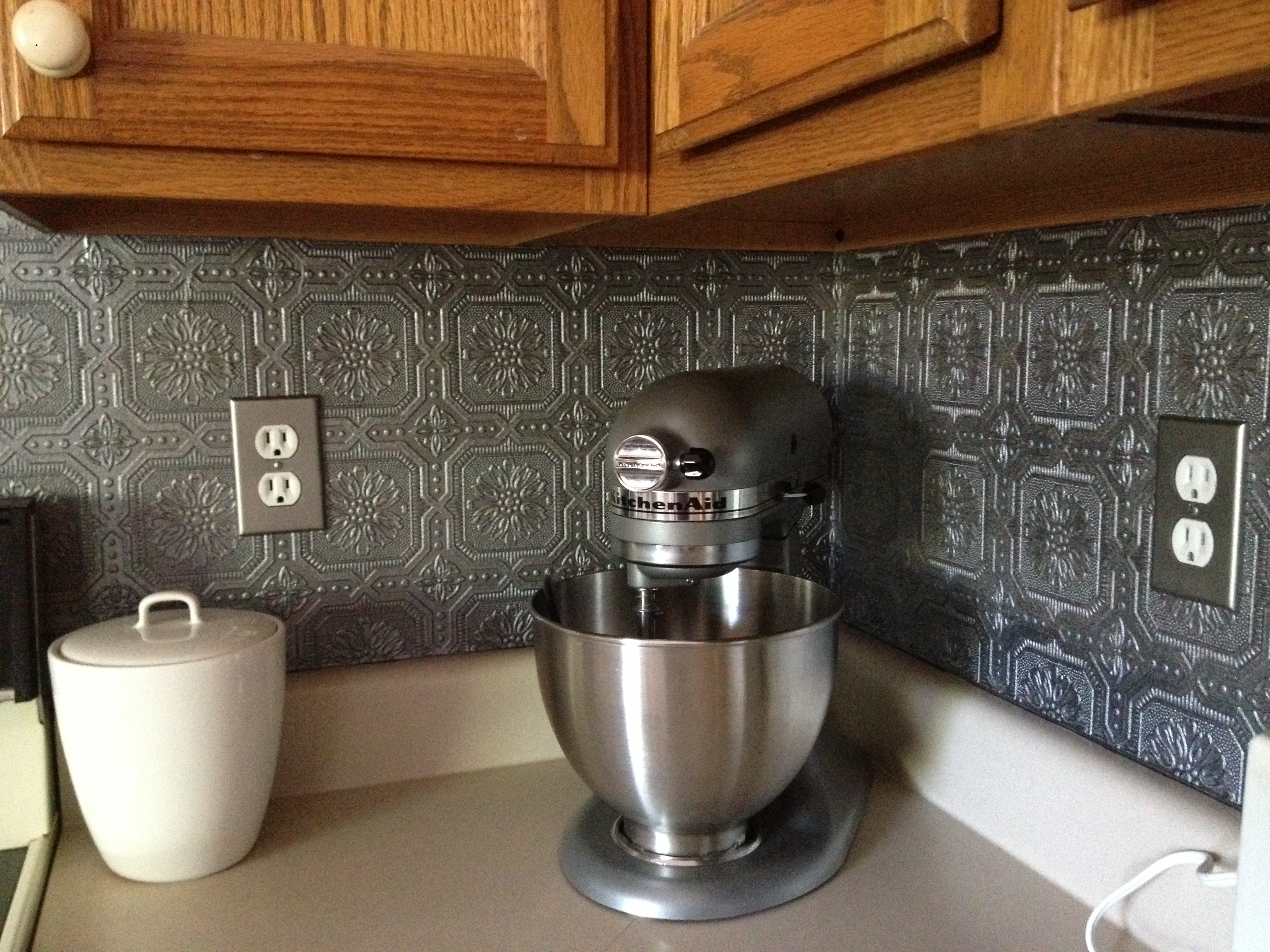 Backsplash That Looks Like Old Time Tin Ceiling Panels For Sq