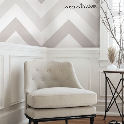 Free download stick fabric wallpaper repositionable chevron grey peel