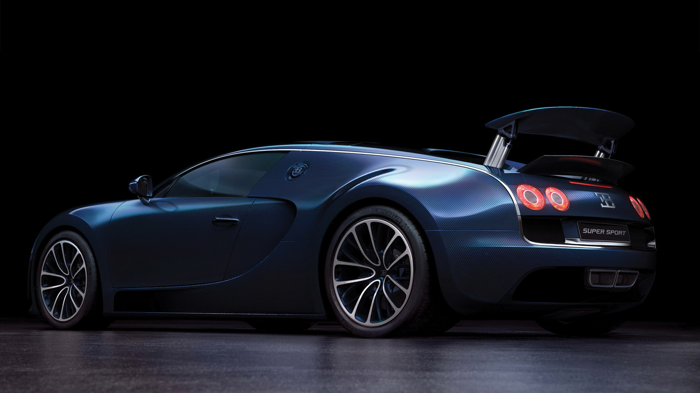 Bugatti Veyron Super Sport Side Wallpaper
