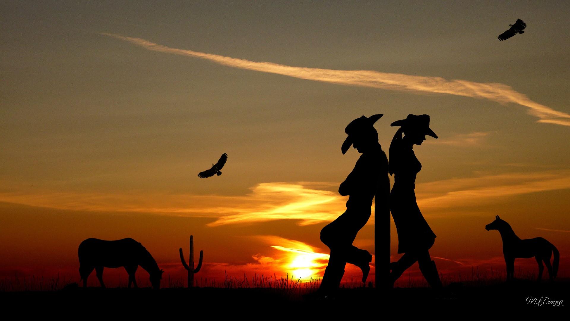 Hot Cowboy Background Wallpaper