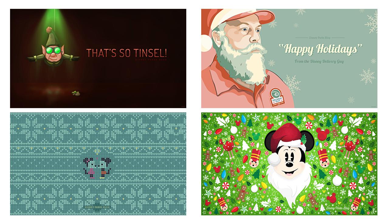 Celebrate The Holidays With Disney Parks Wallpaper