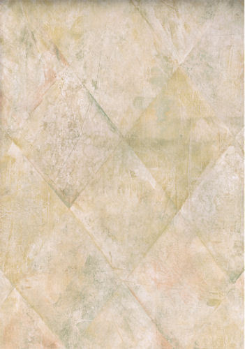 Harlequin Diamond Faux Marble Tile Look Wallpaper In Browns Greens