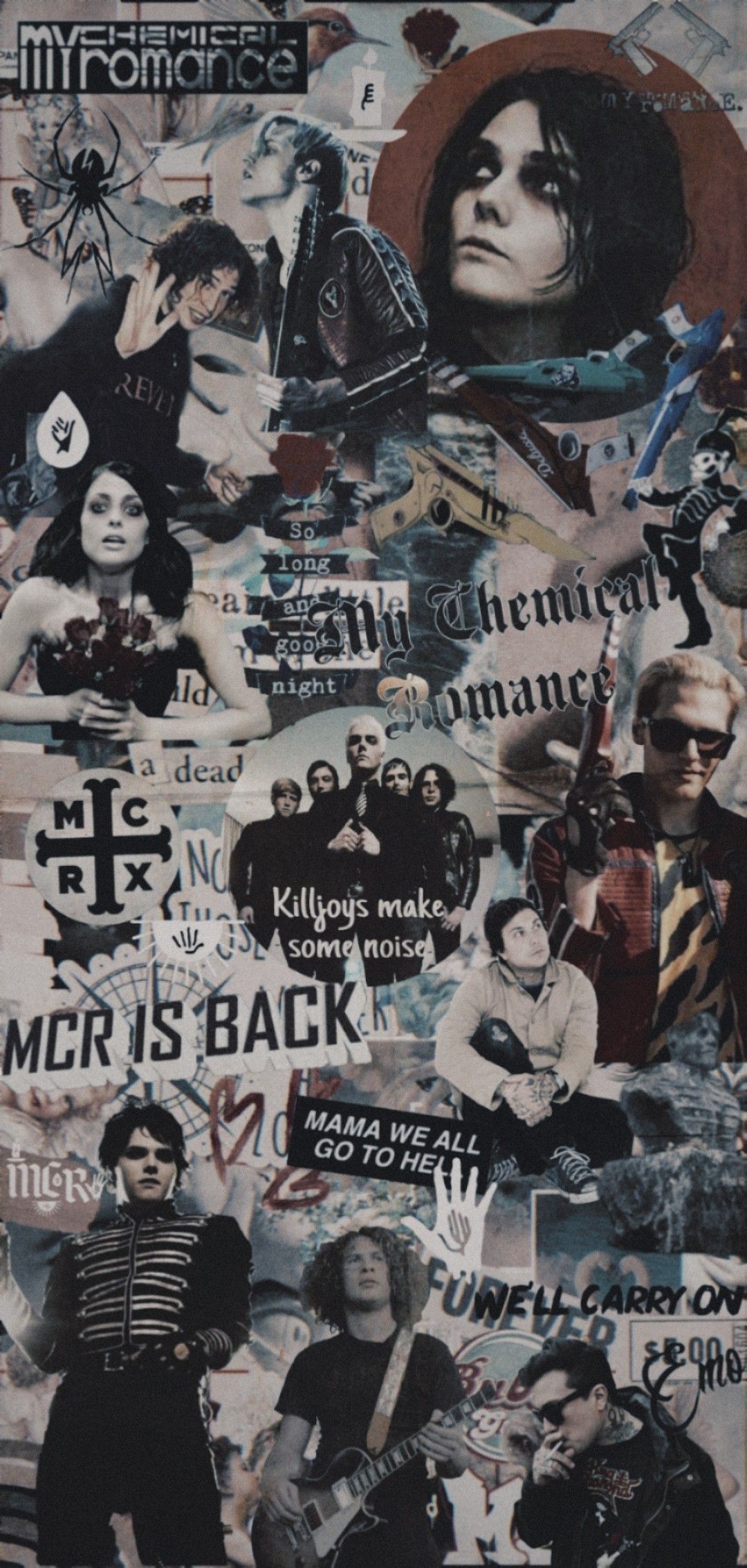 Wallpaper Mcr Aesthetic My Chemical Romance Gerard Way Mikey