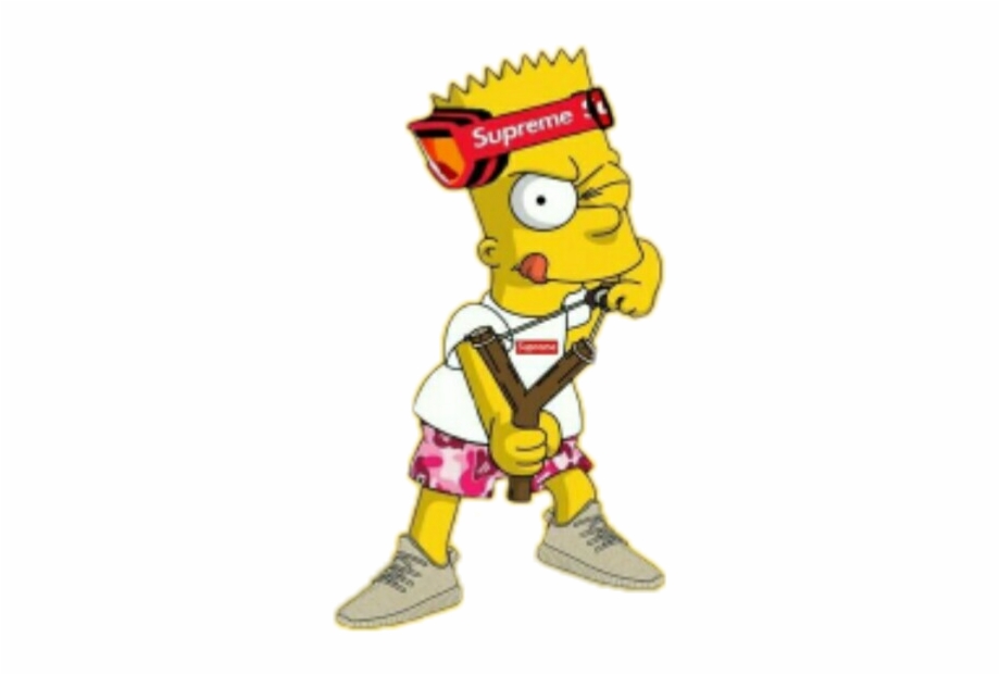 supreme bartsimpson hypebeast   Supreme Bart Simpsons