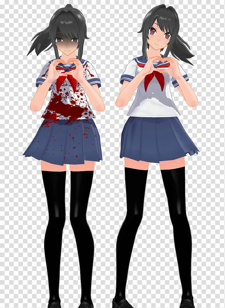 Mmdxys Tda Ayano Aishi And Yandere Dl Female Anime