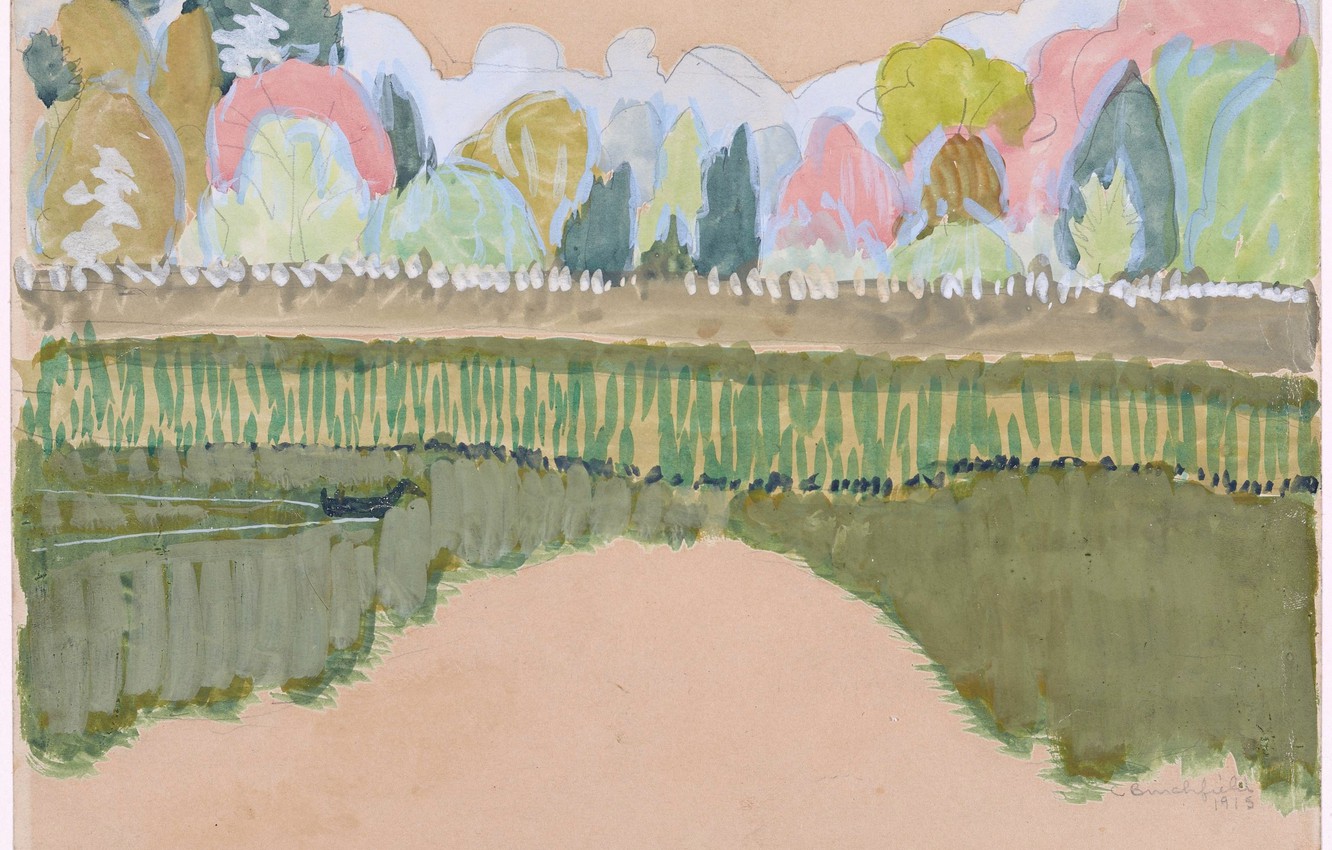 Wallpaper Lake Charles Ephraim Burchfield Image For