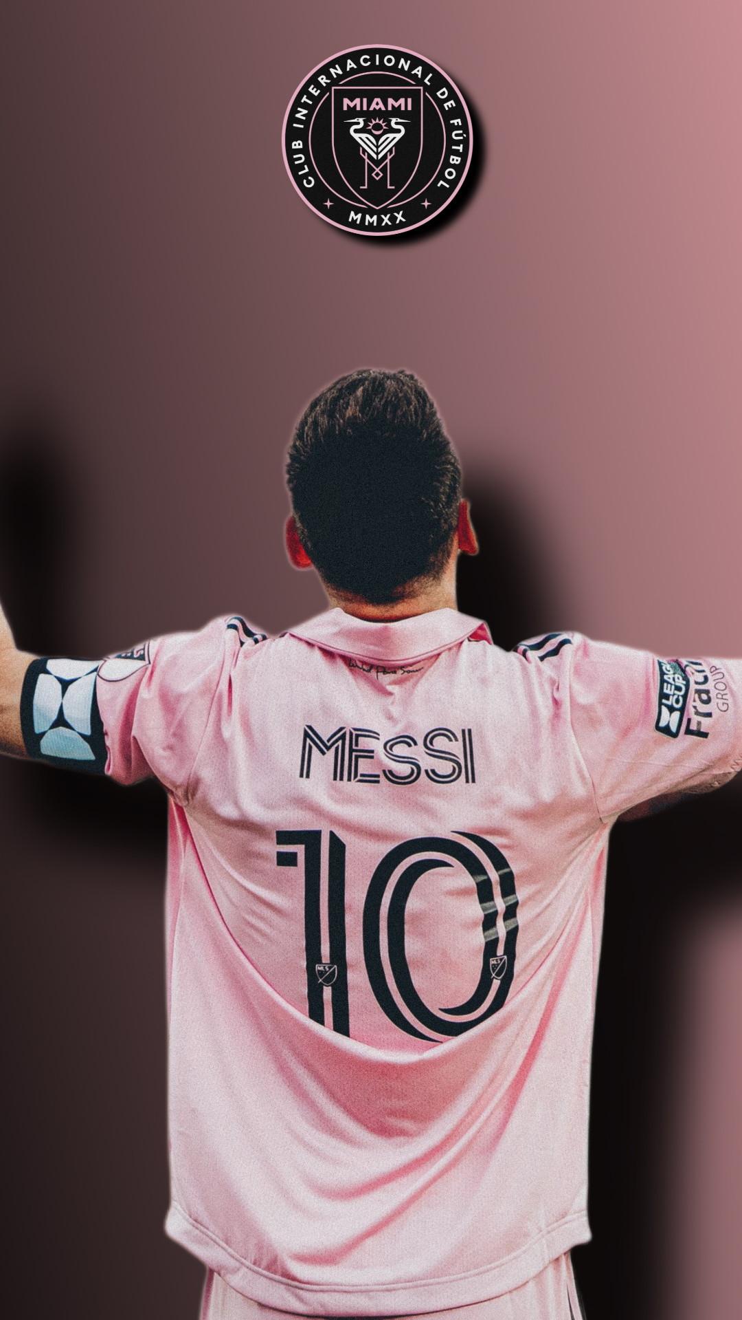 Lionel Messi Inter Miami iPhone Wallpaper Wallpaper HD