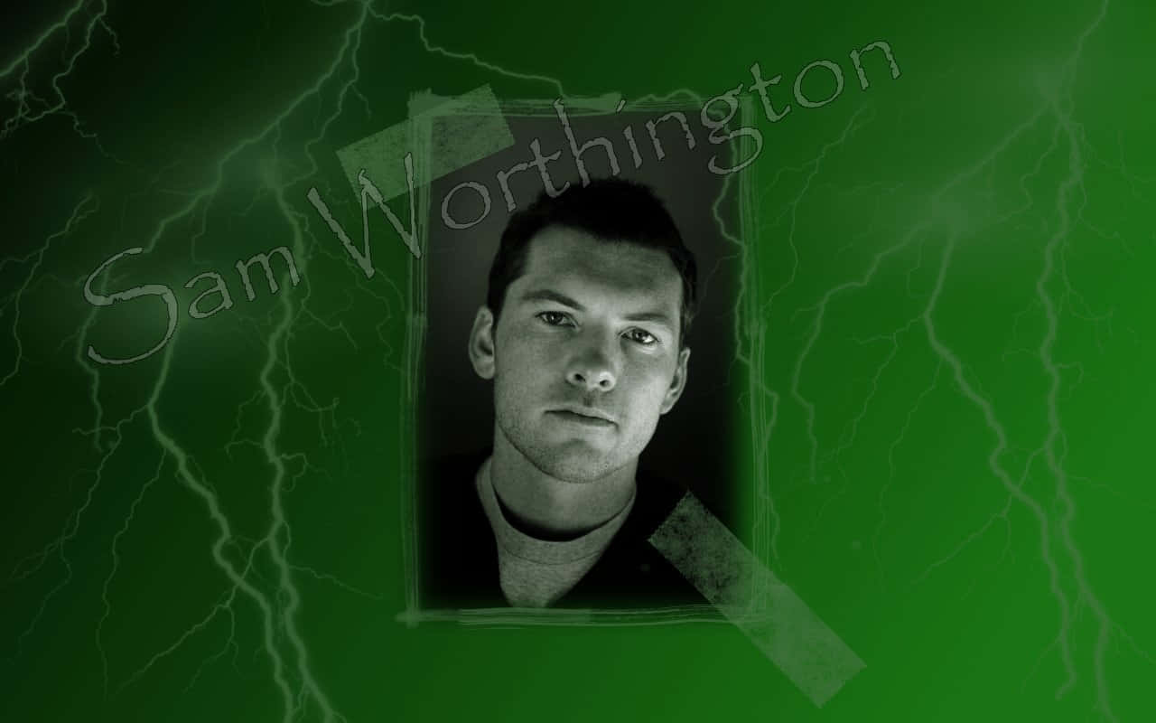 Sam Worthington Green Photo Wallpaper