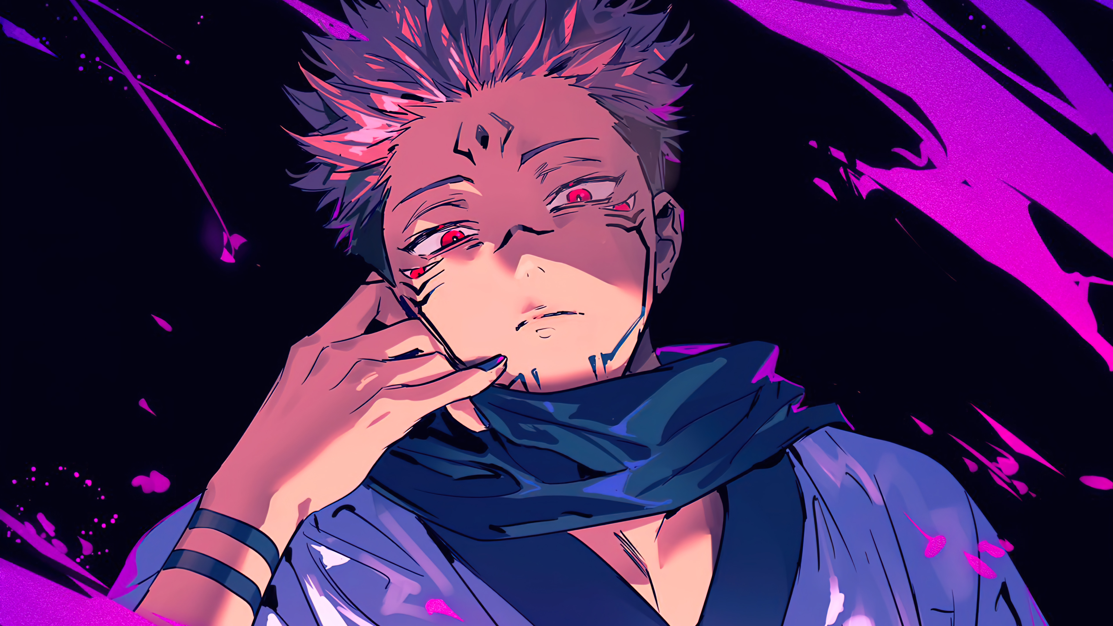 Sukuna Wallpaper 4k For Mobile Phone iPhone Pc