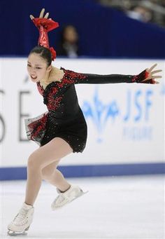 Mirai Nagasu Red Figure Skating Ice Dress