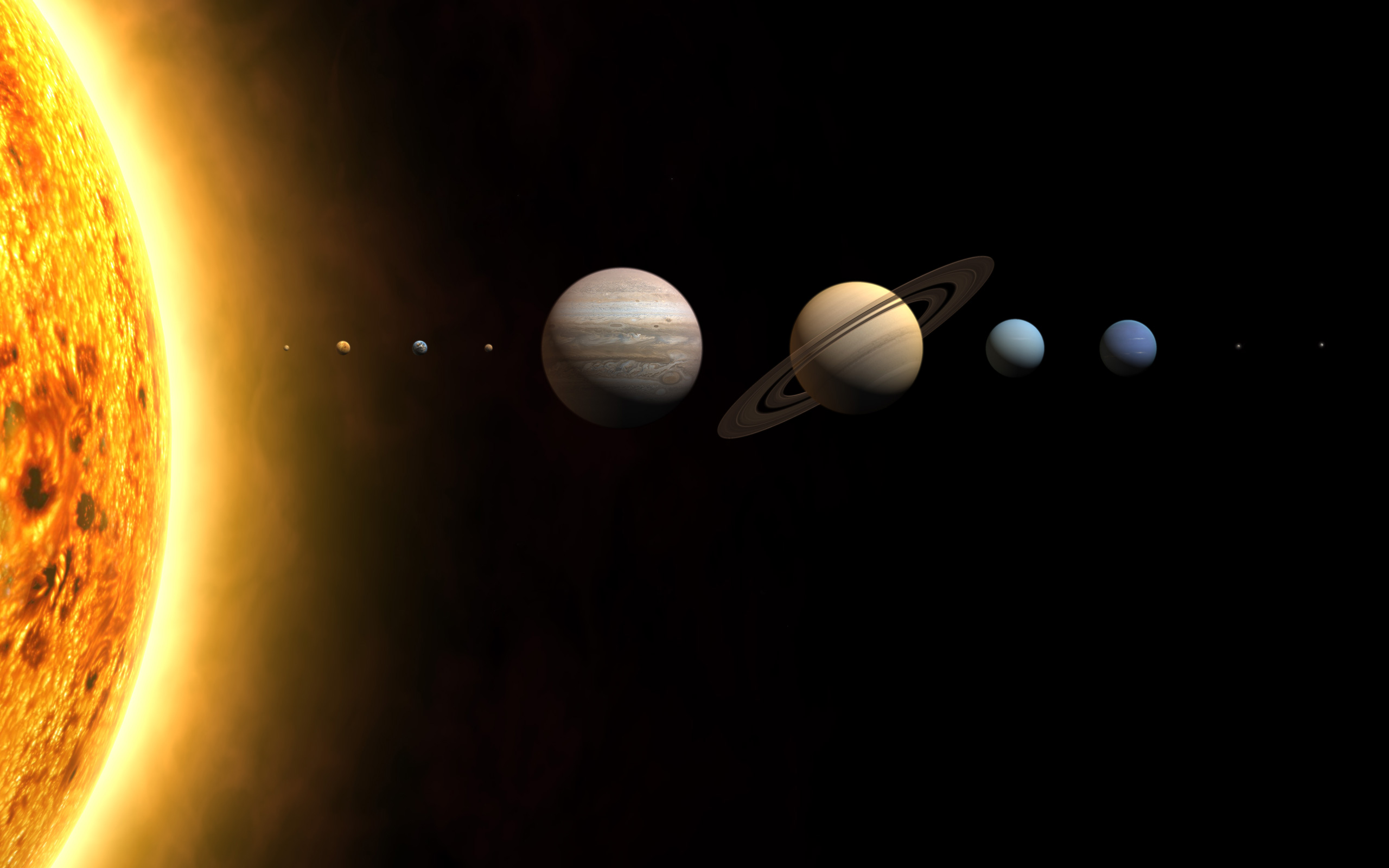 Solar System HD Wallpapers Backgrounds 2560x1600