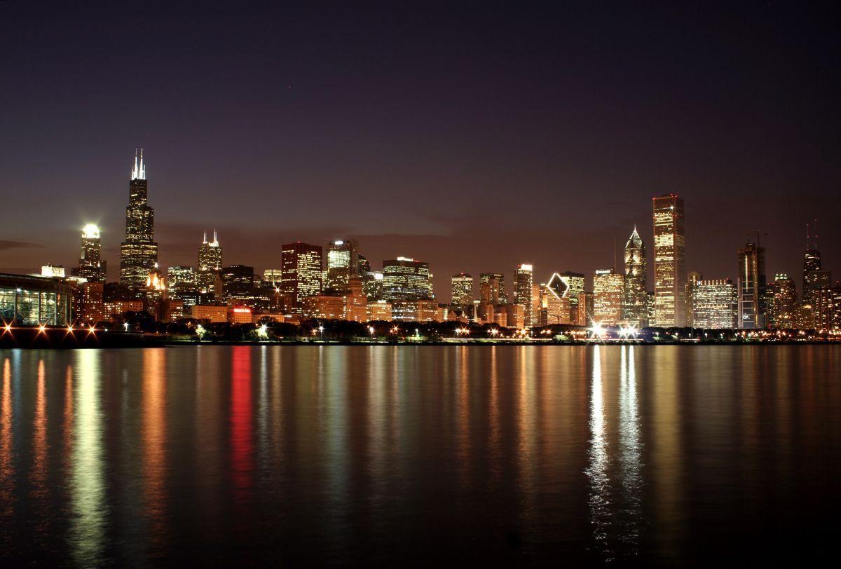 Chicago Skyline Backgrounds 1200x812