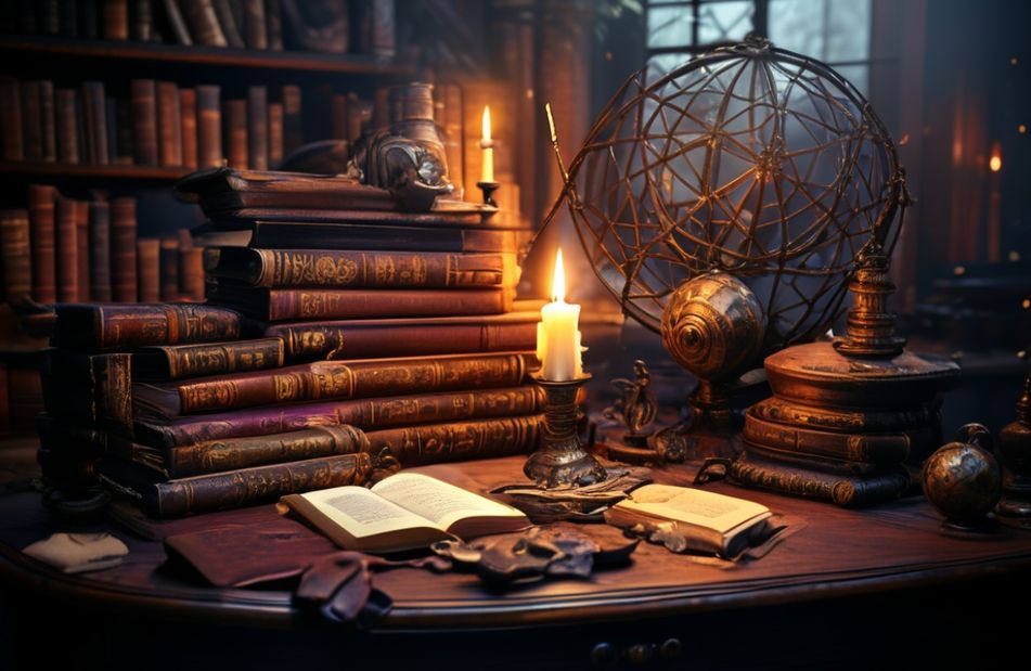 Dark Academia Computer Wallpaper