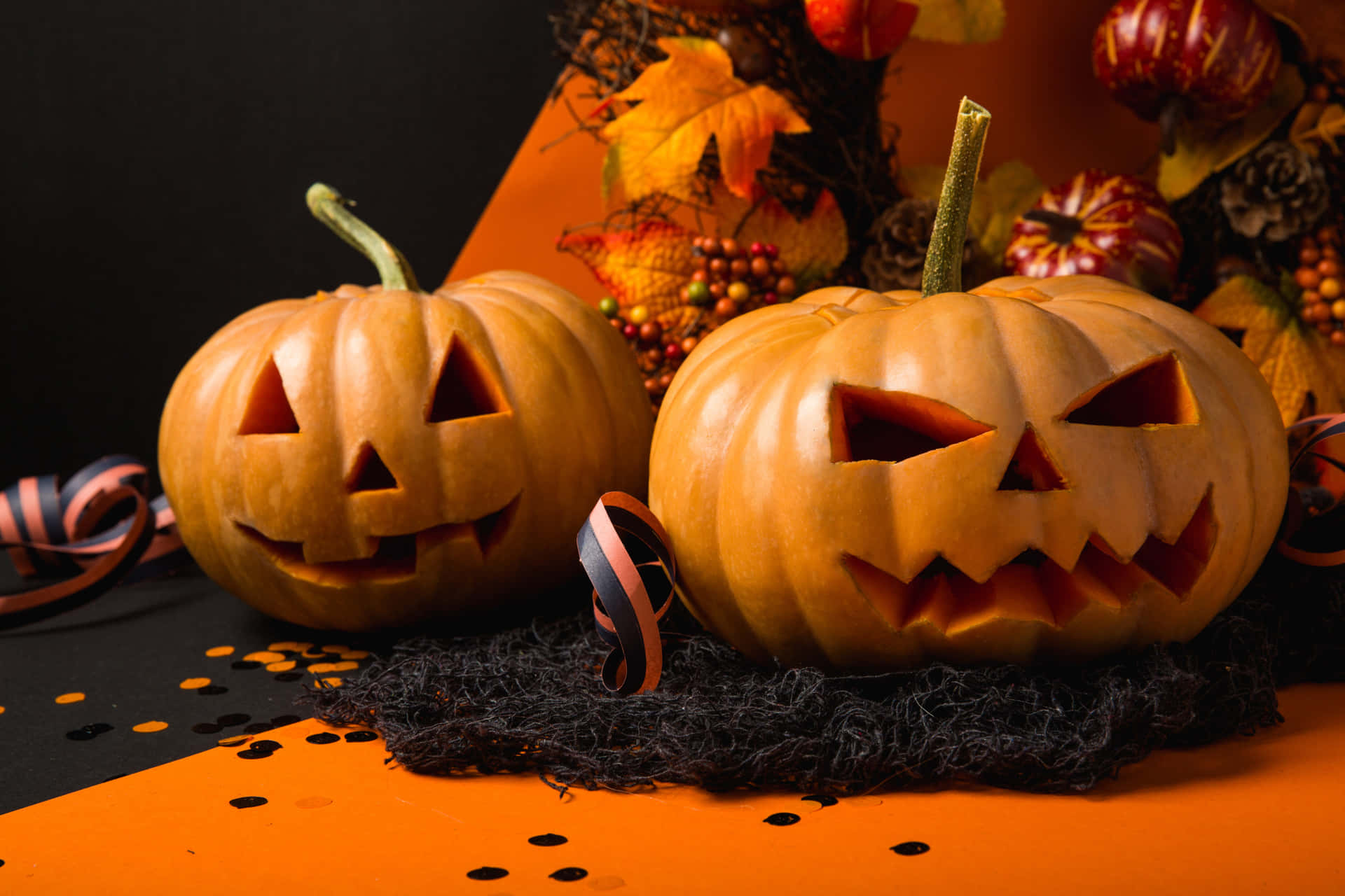 Carved Pumpkin Halloween Model Jrm09Gyui5Lw087S Wallpaper