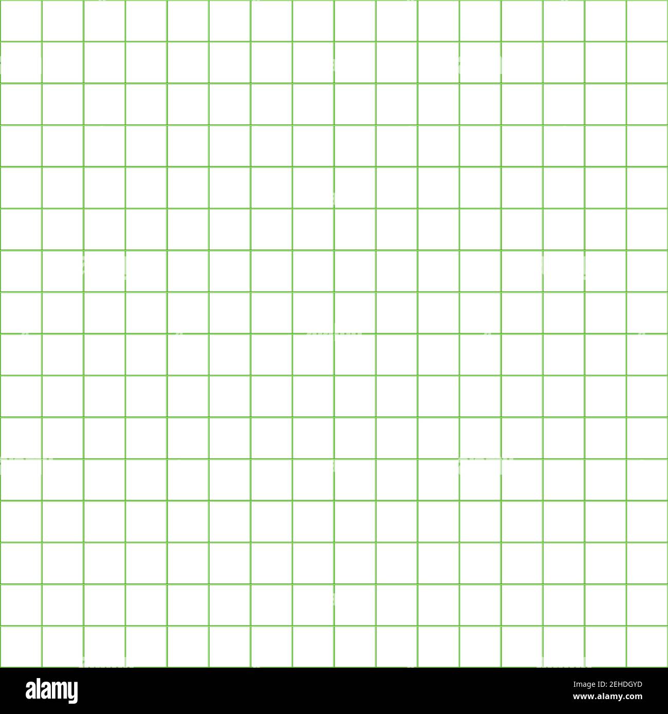 Grid Paper Abstract Squared Background With Green Graph
