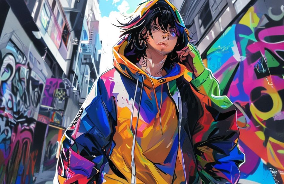 Anime Guy With Hoodie Wallpaper