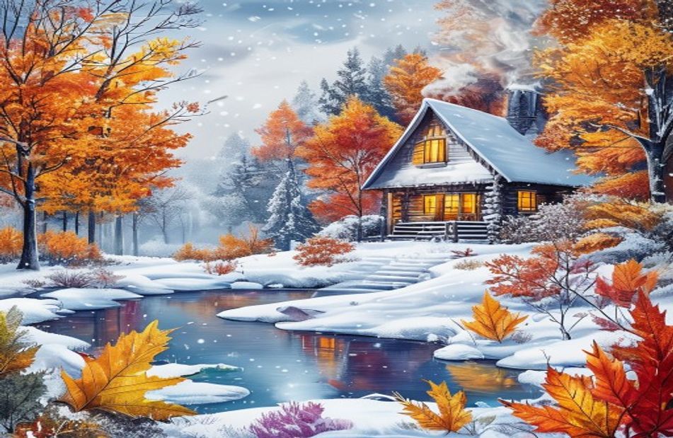 Fall Winter Background Wallpaper