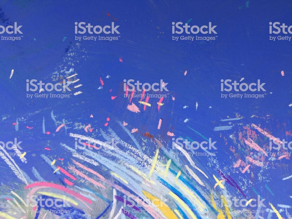 Ultramarine Pastel Background Colorful Charcoal Texture Stock